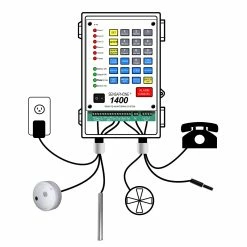 Sensaphone FGD-1400CD 4 Zone Alarm With Auto Dialer In NEMA Case, Clear Door 12 Sensaphone FGD-1400CD 4 Zone Alarm With Auto Dialer In NEMA Case, Clear Door -Yale Sales Store 1400 diagram 78246.1354716822.1280.1280