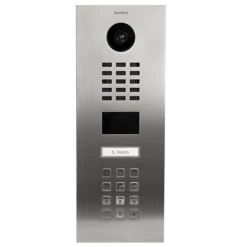 DoorBird IP Video Door Station, 1 Call Button, Keypad, Stainless Steel
