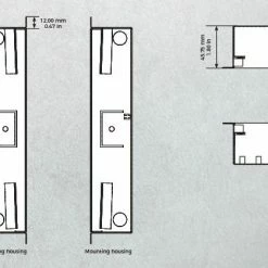 DoorBird D2101V IP Video Door Intercom Stainless Steel -Yale Sales Store D2101V drawing2 81164.1516943983.1280.1280