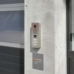 DoorBird MDU IP Video Door Intercom For 3 Tenants, 3 Call Buttons -Yale Sales Store D2103Vside