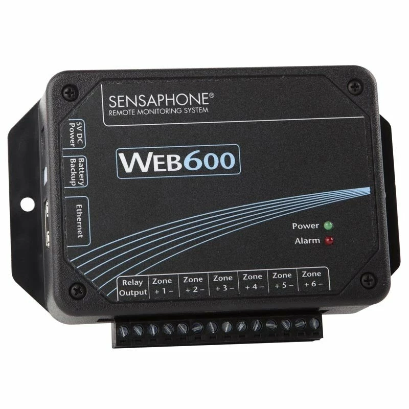 Sensaphone WEB600 Self Contained Sensor Monitoring, Logging, Email Alerts 1 Sensaphone WEB600 Self Contained Sensor Monitoring, Logging, Email Alerts