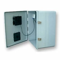 Mier Products Mier NEMA 3R Enclosure, 16x14x7, 12-Volt Fan-Ventilated With Thermostat