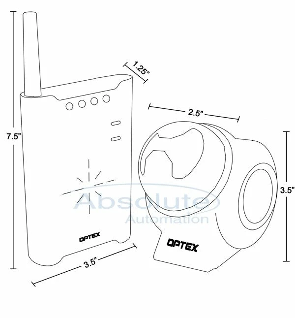 Optex RCTD20U Wireless 2000 Outdoor Motion Alarm 2 Optex RCTD20U Wireless 2000 Outdoor Motion Alarm - Image 2