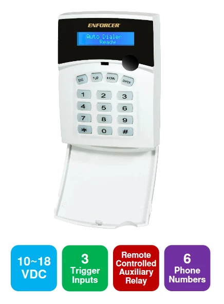Seco Larm Seco-Larm E-922CPQ Enforcer Telephone Dialer With Listen-In And Remote Relay Control 2 Seco Larm Seco-Larm E-922CPQ Enforcer Telephone Dialer With Listen-In And Remote Relay Control - Image 2